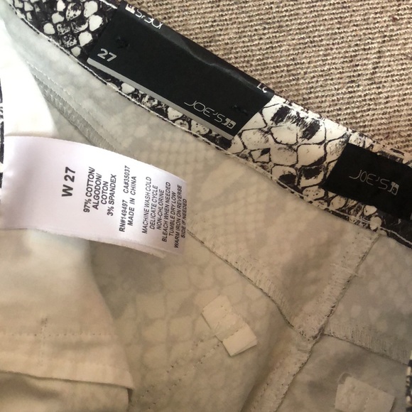 BNWT Joe’s Jeans Snakeprint size 27 - Picture 3 of 4